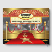 ハリウッドレッドカーペットバースデーパーティーゲストハウス ゲストブック (裏面)