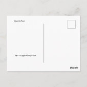 ハリウッドワックス博物館 ポストカード (裏面)