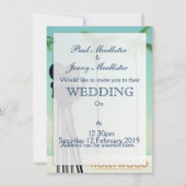 ハリウッドヴィンテージカメラトラベルポスター 招待状 (正面)