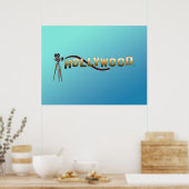 ハリウッドヴィンテージ監督映画カメラ ポスター (キッチン)