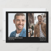 ハリウッド俳優タレントプロモコンポジットカード2 招待状 (裏面)