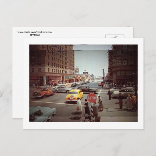 ハリウッド及びつる植物のハリウッド、カリフォルニアのヴィンテージ ポストカード (正面/裏面)