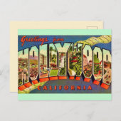 ハリウッド挨拶はがき ポストカード (正面/裏面)