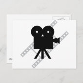 ハリウッド映画シネカメラ映画 ポストカード (正面/裏面)