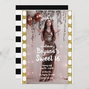 ハリウッド映画シネマフォトグラファーSweet 16 招待状