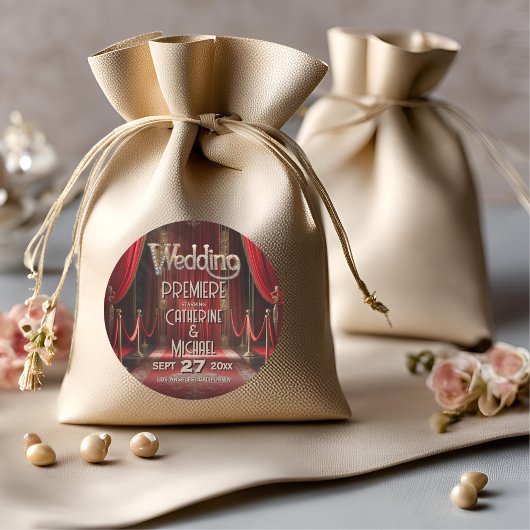 ハリウッド映画レッドカーペットプレミア結婚ーズ ラウンドシール