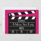 ハリウッド映画俳優はパーティーに服を着せます 招待状 (正面)