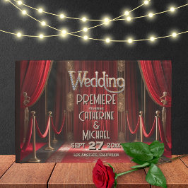 ハリウッド映画　レッドカーペットプレミアウエディング ゲストブック