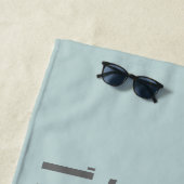 ハリウッド緯度経度 ビーチタオル (インサイチュ)