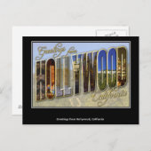 ハリウッド葉書からの挨拶 ポストカード (正面/裏面)