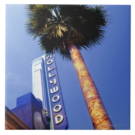 ハリウッド通り、ロサンゼルス タイル (正面)