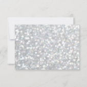 ハリウッド魅力的なRSVP 出欠カード (裏面)