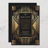 ハリウッド アワード パーティー 招待状 (正面/裏面)