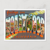 ハリウッド、カリフォルニアトラベルからの挨拶 ポストカード (正面)
