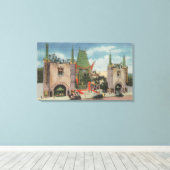 ハリウッド、グラウマン劇場のCAView 中国の キャンバスプリント (インサイチュ (ウッドフロア))