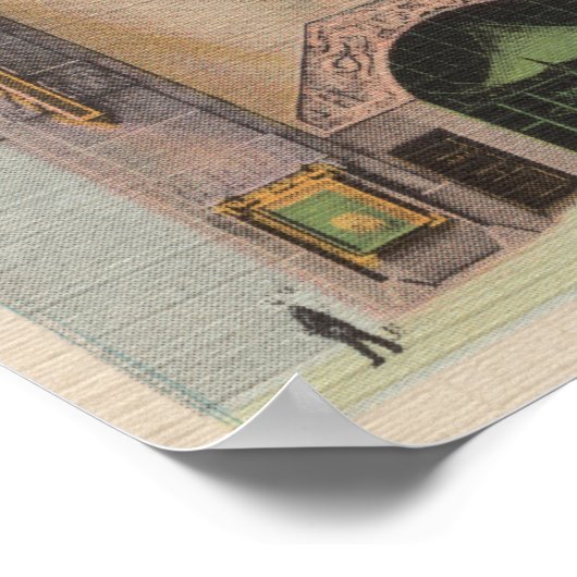 ハリウッド、グラウマン劇場のCAView 中国の ポスター (角)