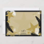 ハリウッド・グラマラス・アワード・パーティー招待状 招待状 (裏面)