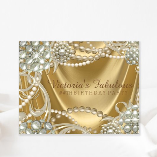 ハリウッド グラムパール 誕生日パーティー 招待状
