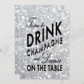 ハリウッド・グラム・リハーサル・ディナー 招待状 (正面/裏面)