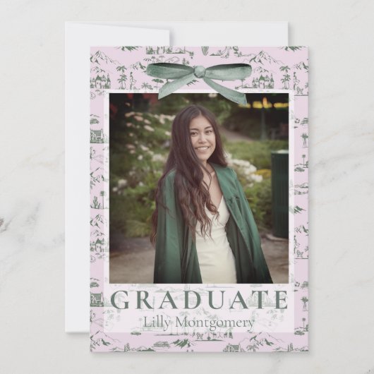 ハリウッド トワル コケッタ 5 枚写真 発表 招待状 (正面)