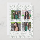 ハリウッド トワル コケット 5 枚写真 発表 招待状 (裏面)