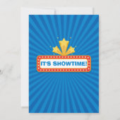 ハリウッド・バースデー・パーティー 映画の夜 招待状 (裏面)