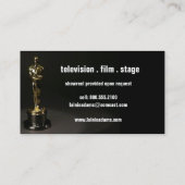 ハリウッド・ヒルズ俳優の名刺 名刺 (裏面)