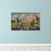 ハリウッド，フロリダ州 – 軍隊アカデミーでのカデットパレード キャンバスプリント (インサイチュ (ウッドフロア))