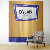 ハリウッド ブロードウェイ マーキー フォトオプ パーティー 背景 タペストリー (インサイチュ)