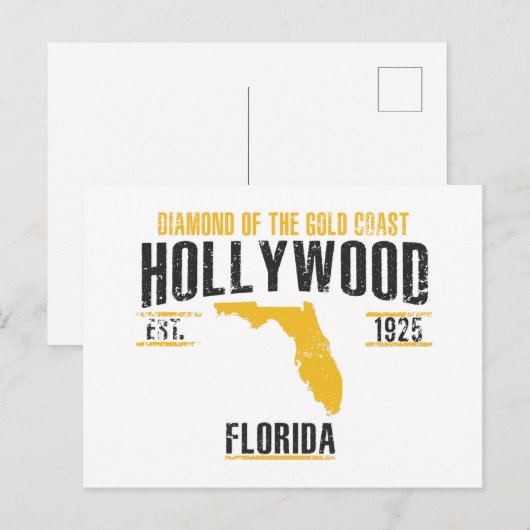 ハリウッド ポストカード (正面/裏面)