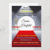 ハリウッド レッドカーペット 招待状 (正面/裏面)