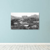 ハリウッド、CAガーデン日本のズビュー写真 キャンバスプリント (インサイチュ (ウッドフロア))