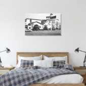 ハリウッド、CAブラウンダービーレストランビュー キャンバスプリント (インサイチュ (寝室))