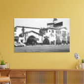 ハリウッド、CAブラウンダービーレストランビュー キャンバスプリント (インサイチュ (リビング))