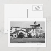 ハリウッド、CAブラウンダービーレストランビュー ポストカード (正面/裏面)