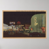 ハリウッド， CA – サンセットからのつる植物通り ポスター (正面)