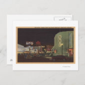 ハリウッド, CA – サンセットからのつる植物通り ポストカード (正面/裏面)