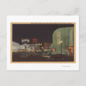 ハリウッド, CA – サンセットからのつる植物通り ポストカード (正面)