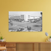 ハリウッド、CA View of Radio CityとNBC Studios キャンバスプリント (インサイチュ (リビング))