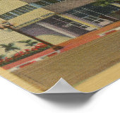 ハリウッド、CAColumbia Square、KNX放送 ポスター (角)