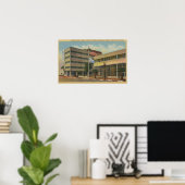 ハリウッド、CAColumbia Square、KNX放送 ポスター (ホームオフィス)