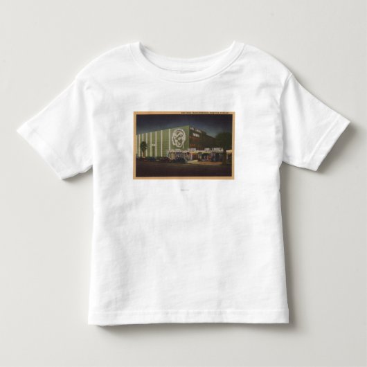 ハリウッド、CAEarl Carrollの劇場及びレストラン トドラーTシャツ (正面)