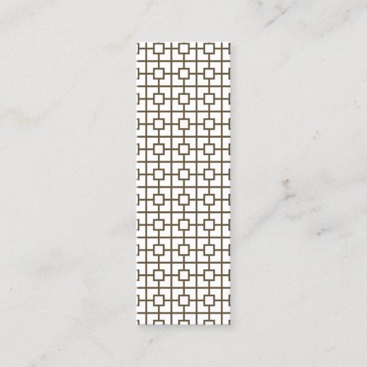 ハリウッドGLAMスリムビジネスカード スキニー名刺 (正面)