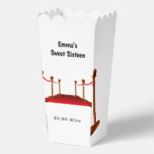 ハリウモダンッドレッドカーペットスウィート16誕生日 フェイバーボックス (正面)