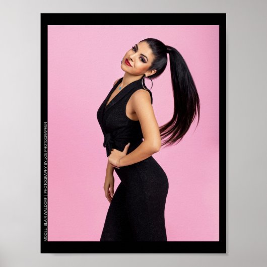 ハリウ縁どドポートフォリオプリント（またはダウンロード） ポスター (正面)