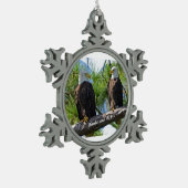 ハリエットおよびM15オーナメント スノーフレークピューターオーナメント (左)