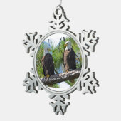 ハリエットおよびM15オーナメント スノーフレークピューターオーナメント (右)