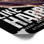 ハリエットのようなリード黒史アフロアメリカン6月 ポスター (角)