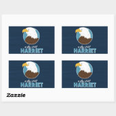 ハリエットのステッカーとの日 長方形シール (シート)