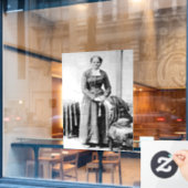 ハリエットチューブマン指揮者アンダーグラウンド鉄道 ウィンドウサイン (カフェ窓)